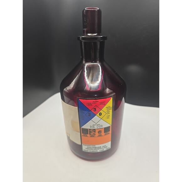 Corning Ruby Red Apothecary Jar with Bottle Glass Stopper Marked W. Germany READ - Picture 4 of 7